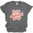 Sorry I'm Awkward Sorry Introvert Humor Unisex Jersey T-Shirt