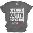 Straight Outta 1st Grade Class Of 2029 Shirt Graduation Unisex Jersey T-Shirt
