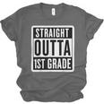 Straight Outta 1st Grade First Graduate Graduation Student Unisex Jersey T-Shirt
