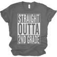 Straight Outta 2nd Grade Great Graduation Shirt Unisex Jersey T-Shirt