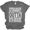 Straight Outta 6th Grade Graduation Sixth Grade Graduate Unisex Jersey T-Shirt
