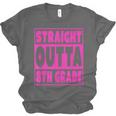 Straight Outta 8th Grade Graduation Eighth Grade T-Shirt Unisex Jersey T-Shirt