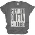STRAIGHT OUTTA COLLEGE Graduation 2019Shirt Her Him Women Unisex Jersey T-Shirt
