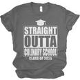 Straight Outta Culinary School Graduation Idea Class Of 2025 Unisex Jersey T-Shirt