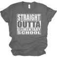 Straight Outta Elementary School Graduation Unisex Jersey T-Shirt