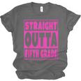 Straight Outta Fifth Grade Graduation Class Unisex Jersey T-Shirt