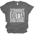 Straight Outta Grad School GraduationShirt Gift Unisex Jersey T-Shirt