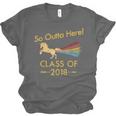 STRAIGHT OUTTA HIGH SCHOOL 2018 Grad Graduation Shirt Unisex Jersey T-Shirt