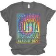 Straight Outta High School Class Of 2022 Graduation Unisex Jersey T-Shirt