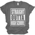 Straight Outta High School Graduation Apparel For Seniors Unisex Jersey T-Shirt
