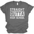 Straight Outta High School Graduation Kid Unisex Jersey T-Shirt