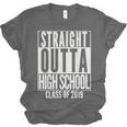 STRAIGHT OUTTA HIGH SCHOOL Senior 2019 Graduation Unisex Jersey T-Shirt