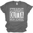 Straight Outta High School Senior Graduation Unisex Jersey T-Shirt