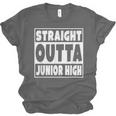 Straight Outta Junior High 8th Grade Graduation Unisex Jersey T-Shirt