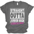 Straight Outta Junior High School Graduation Unisex Jersey T-Shirt