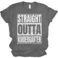 Straight Outta Kindergarten Graduation 2025 Kinder Unisex Jersey T-Shirt
