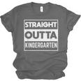 Straight Outta Kindergarten Shirts Graduation Unisex Jersey T-Shirt