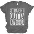 Straight Outta Law School Shirt Lawyer Graduation Unisex Jersey T-Shirt