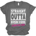 Straight Outta Nursing School Class Of 2018 Graduation Unisex Jersey T-Shirt