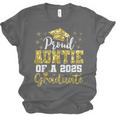 Super Proud Auntie Of 2025 Graduate Senior Graduation Family Unisex Jersey T-Shirt