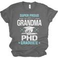 Super Proud Grandma Of A PHD Graduate Senior Graduation Unisex Jersey T-Shirt