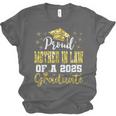 Super Proud Mother In Law Of 2025 Graduate Graduation Family Unisex Jersey T-Shirt