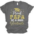 Super Proud Papa Of 2025 Graduate Senior Graduation Family Unisex Jersey T-Shirt