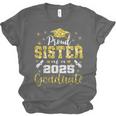 Super Proud Sister Of 2025 Graduate Senior Graduation Family Unisex Jersey T-Shirt
