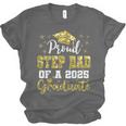 Super Proud Step Dad Of 2025 Graduate Graduation Family Unisex Jersey T-Shirt