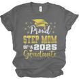 Super Proud Step Mom Of 2025 Graduate Graduation Family Unisex Jersey T-Shirt