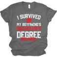 I Survived My Boyfriend's Bachelor's Degree Graduation Unisex Jersey T-Shirt