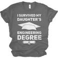 I Survived My Daughter's Engineering Degree Graduation Unisex Jersey T-Shirt