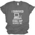 I Survived Dial-Up Internet – Retro 90s Nostalgia Unisex Jersey T-Shirt