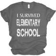 I Survived Elementary School Graduation Shirt T-Shirt Unisex Jersey T-Shirt