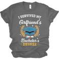 I Survived My Girlfriend's Bachelor's Degree Graduation Unisex Jersey T-Shirt