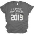 I Survived Home School Class Of 2019 Graduation t Shirt Unisex Jersey T-Shirt