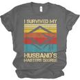 I Survived My Husband's Master's Degree Graduation Unisex Jersey T-Shirt