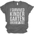 I Survived Kindergarten Class Of 2018 Graduation Shirt Unisex Jersey T-Shirt