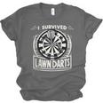 I Survived Lawn Darts Classic Yard Nostalgia Game Fun Unisex Jersey T-Shirt