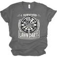 I Survived Lawn Darts Classic Yard Nostalgia Game Fun Unisex Jersey T-Shirt