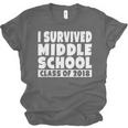 I Survived Middle School Class Of 2018 Graduation Unisex Jersey T-Shirt