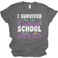 I Survived Nursing School Class Of 2025 New Nurse Graduation Unisex Jersey T-Shirt