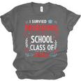 I Survived Nursing School Class Of 2025 Nurse Graduation Unisex Jersey T-Shirt