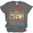 i Survived My Wife Bachelor's Degree Wife Graduation Unisex Jersey T-Shirt