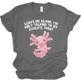 Im Only Talking To My Axolotl Today Salamander Introvert Unisex Jersey T-Shirt