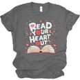 Teach Inspire Grow Everyday Read Your Heart Out Valentine Book-Themed Small Unisex Jersey T-Shirt Teach Inspire Grow Everyday Read Your Heart Out Valentine Book-Themed Small Unisex Jersey T-Shirt