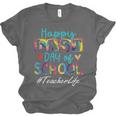 Teacher Happy Last Day Of School Women Men Graduation Unisex Jersey T-Shirt