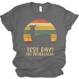 Test Day No Probllama Silhouette Teacher Student Graduation Unisex Jersey T-Shirt