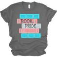 Threadless Grey Sky Chai Trans Book Pride Graphic Unisex Jersey T-Shirt