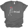 I Tried Christmas Introvert Unisex Jersey T-Shirt I Tried Christmas Introvert Unisex Jersey T-Shirt